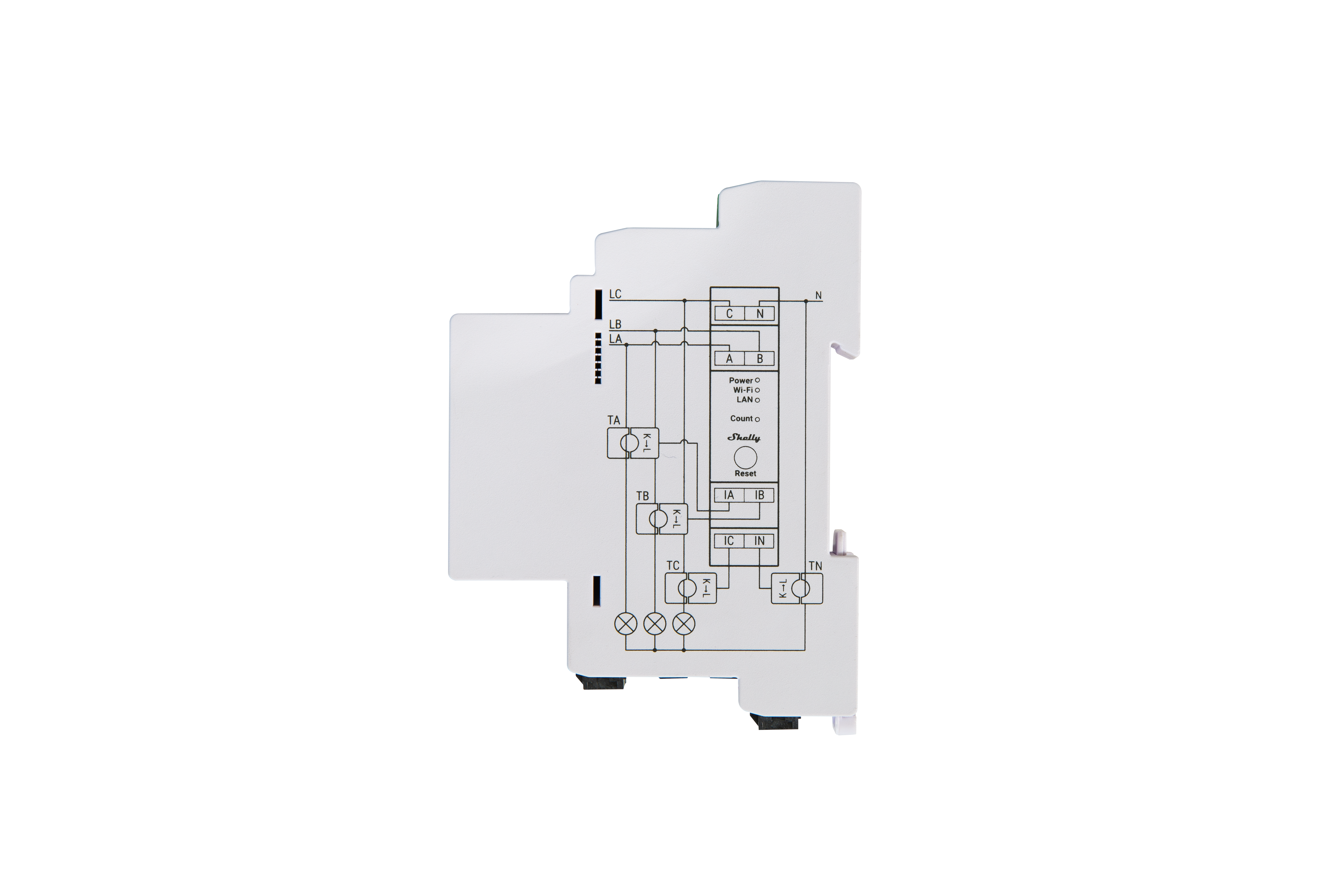 Smart Meter Shelly Pro 3EM 120A Intelligenter Stromzähler