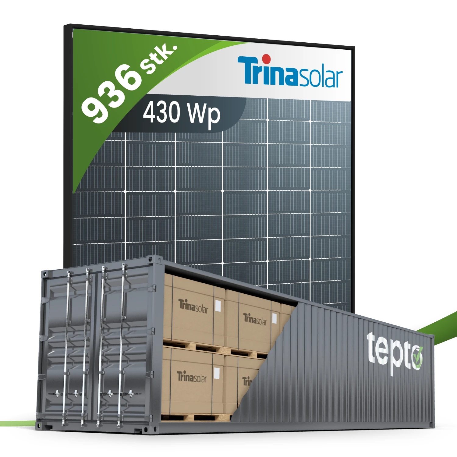 Trina NEG9RC.27/430Wp Bifazial Black Frame (Container)