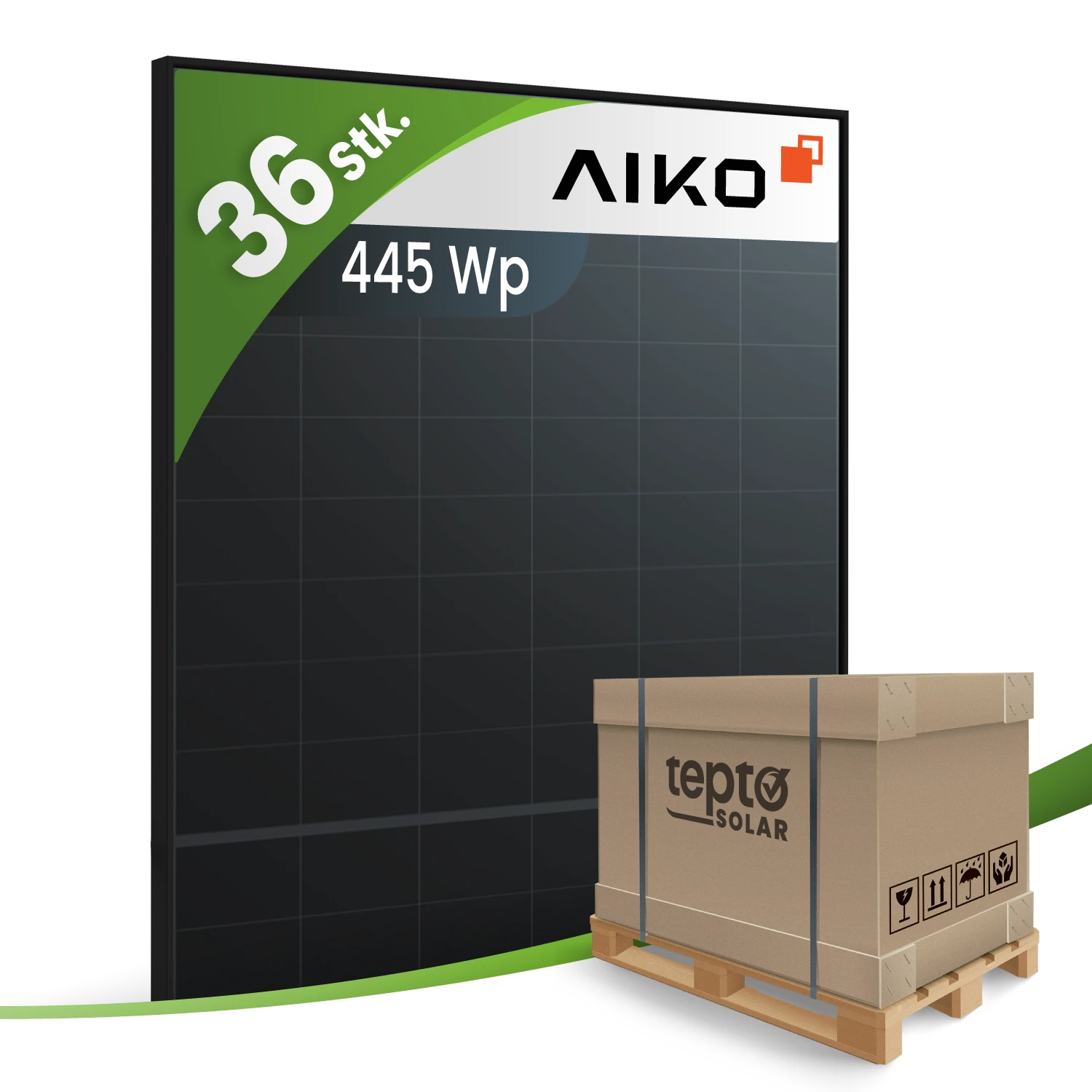 Aiko A445-MAH54Mb/445Wp Neostar 1S ABC N-Type Fullblack (Palette)