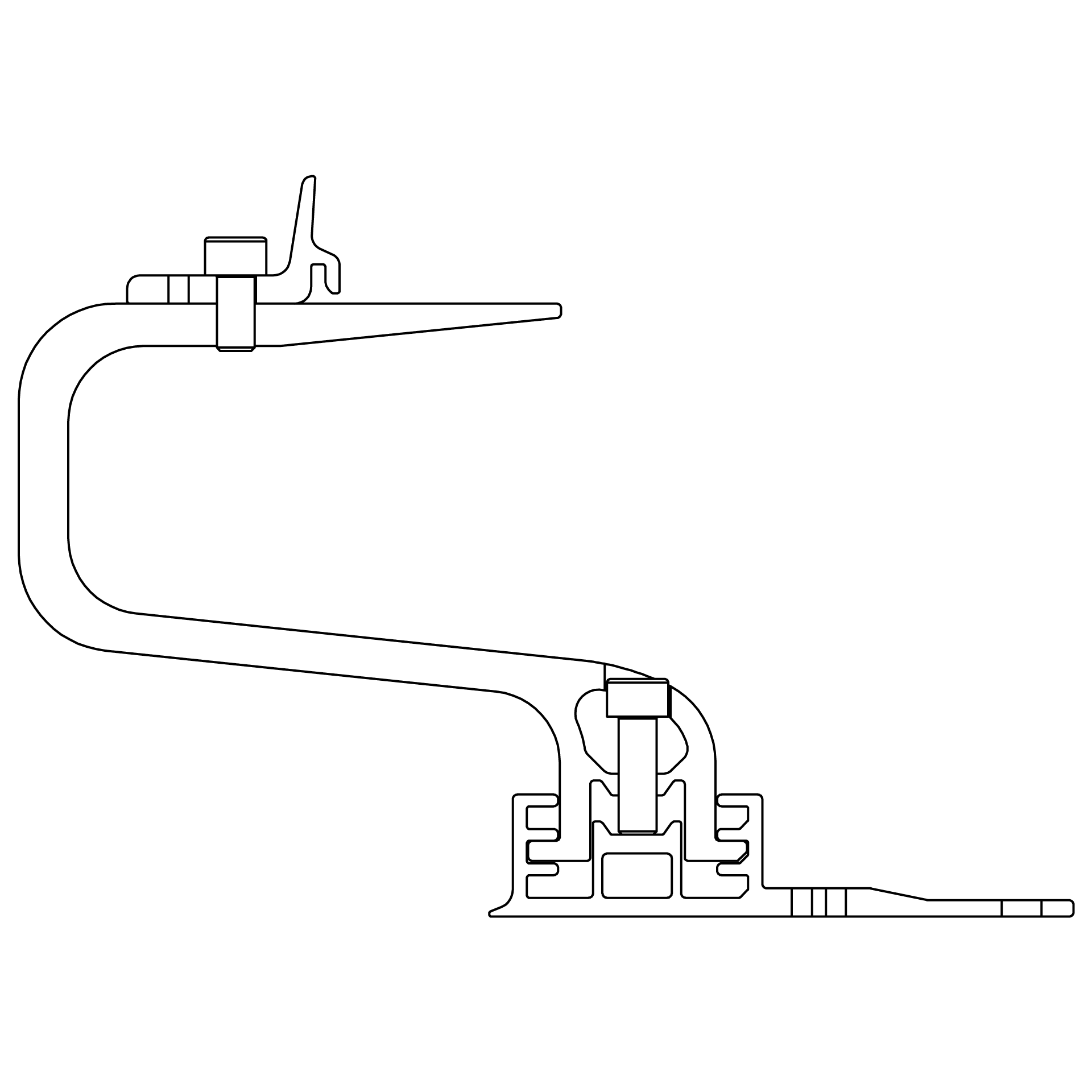 K2 2003215 Dachhaken SingleHook 3S