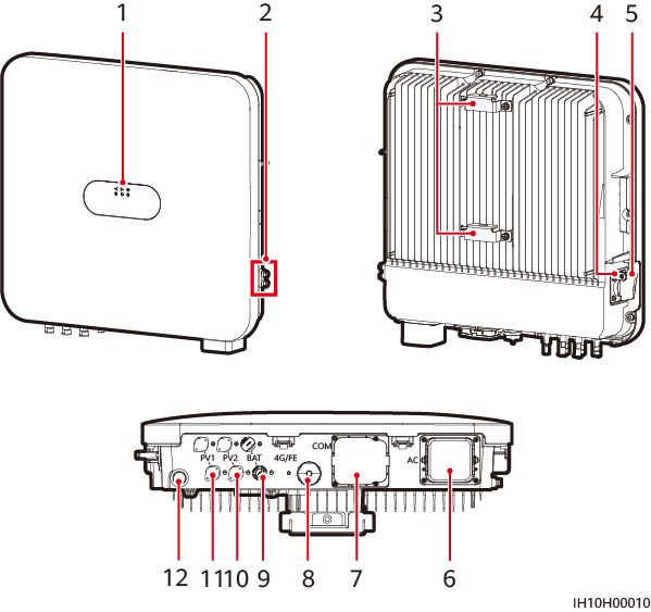 Huawei SUN2000-12K-MAP0 Hybrid Wechselrichter